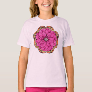 MAGENTA POINSETTIA Kid Shirt