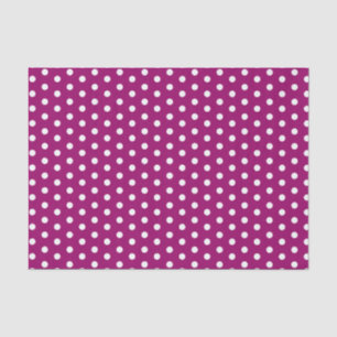 Magenta Polka Dots Tissue Paper