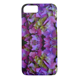 Magenta Purple blue yellow Hydrangeas flowers iPhone 8/7 Case
