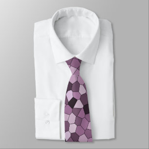 Magenta Purple Pink Pattern Tie