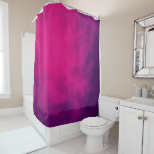 Magenta Purple Shower Curtain – Customisable