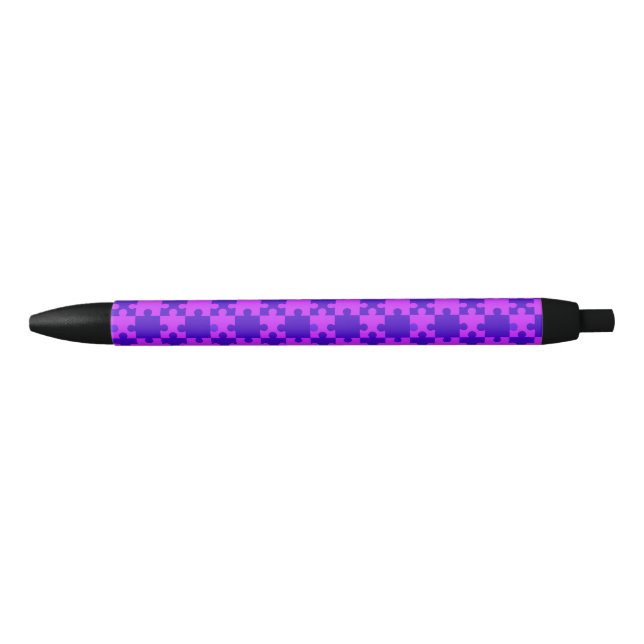 Magenta puzzle pen (Front)