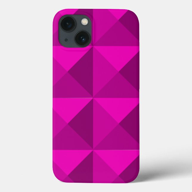 Magenta Pyramids  Case-Mate iPhone Case (Back)