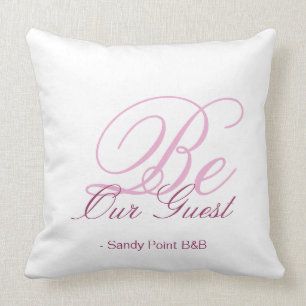 Magenta Red Tones Guest Pillow