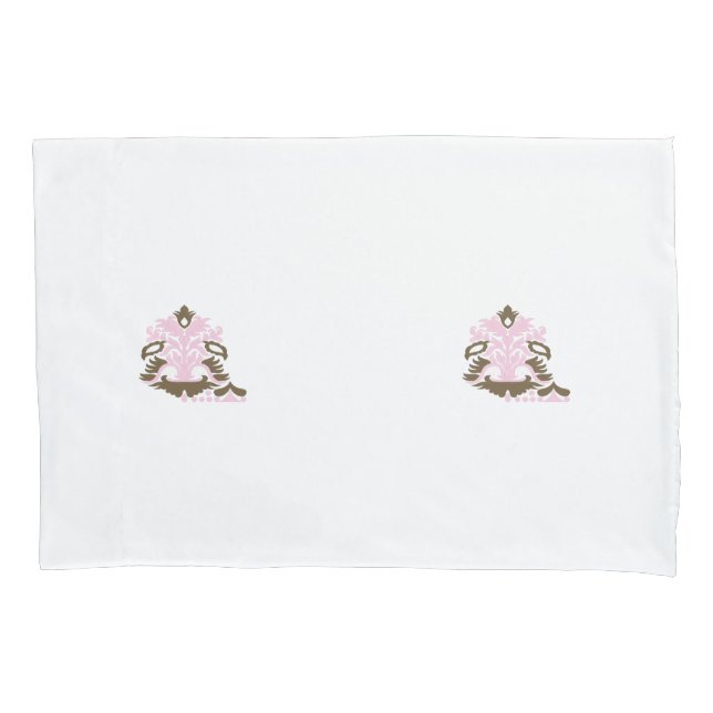 Magenta-Red, Yellowish Orange  decorative Pillowcase (Front)