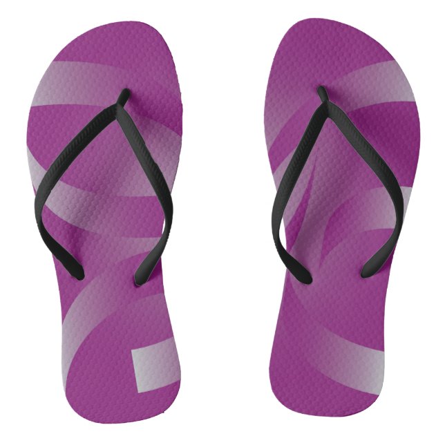 Magenta ribbons thongs (Footbed)