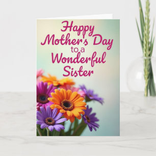 Magenta Sister Love Day Card