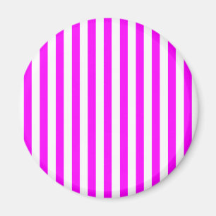 Magenta Stripes Magnet