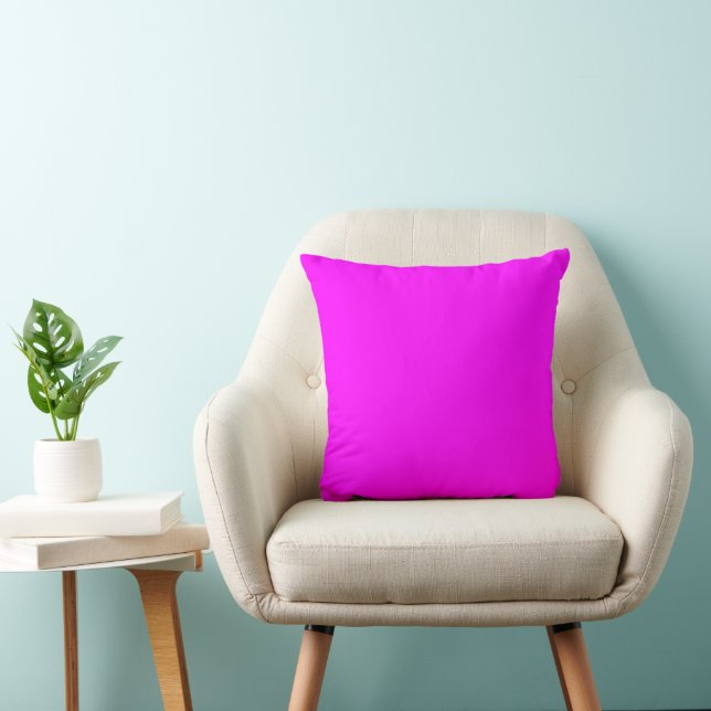Magenta Throw Pillow (Chair)