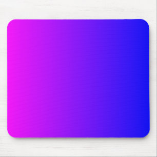 Magenta to Blue Gradient Mouse Pad