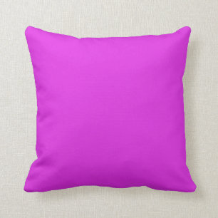 Magenta Violet Bright Purple Colour Background Cushion