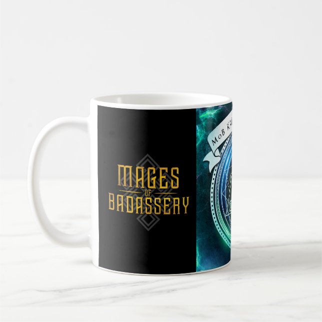 Mages of Badassery + Kaffeeklatsch - Turquoise Mug (Left)