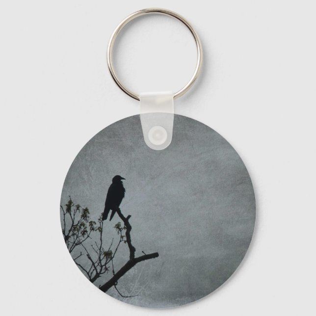 Magestic Crow Key Ring (Front)