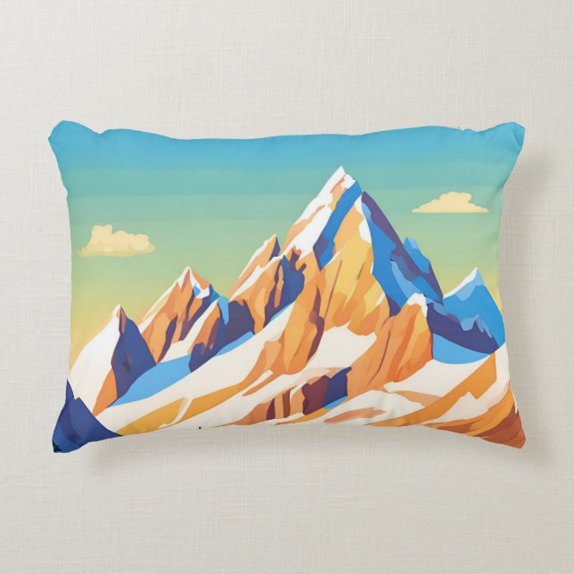 Magestic Mountains Decorative Cushion (Front)