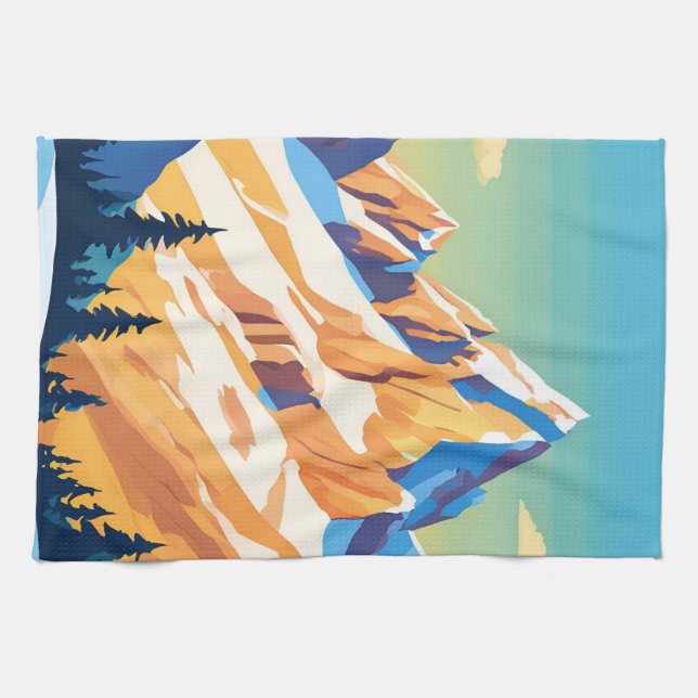 Magestic Mountains Tea Towel (Horizontal)