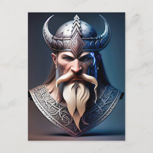 magestic viking  postcard