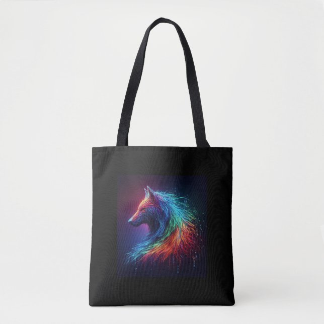 Magestic Wolf  Tote Bag (Front)