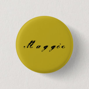 Maggie from Orphan Black calligraphy 3 Cm Round Badge
