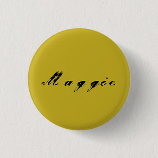 Maggie from Orphan Black calligraphy 3 Cm Round Badge