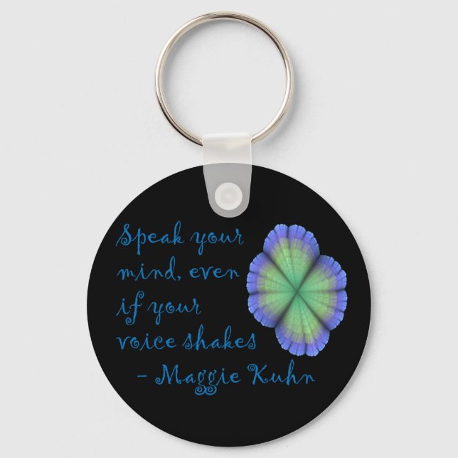 Maggie Kuhn - keychain (Front)