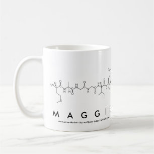 Maggie peptide name mug