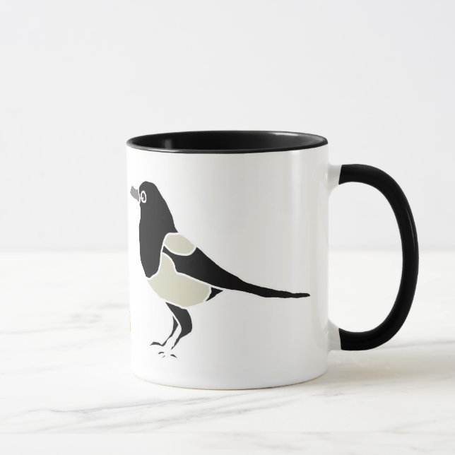Maggie the Magpie/All that glitters is not gold Mug (Right)