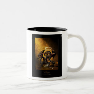 Maggie: Wide Eyed Youth Two-Tone Coffee Mug
