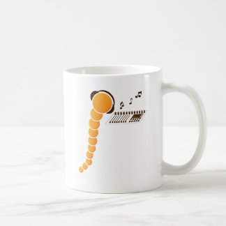 maggot worm-dj coffee mug