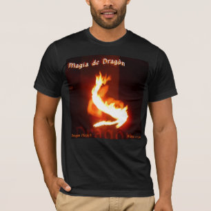 Magia de Dragon ~ Dragon Magick Fireplay Design T-Shirt