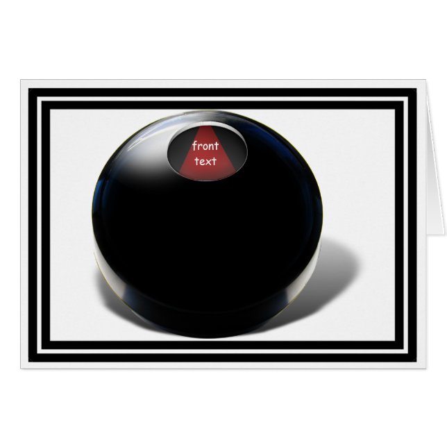 Magic 8 Ball (Front Horizontal)