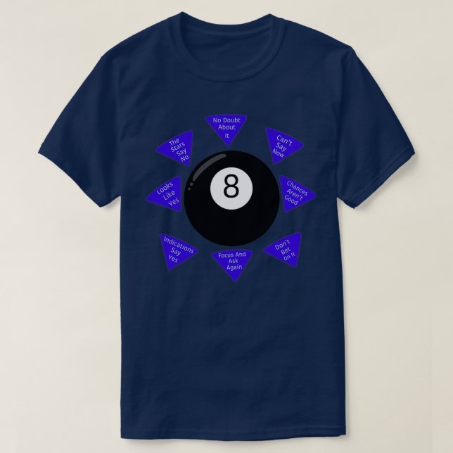 Magic 8 Ball T-Shirt (Design Front)