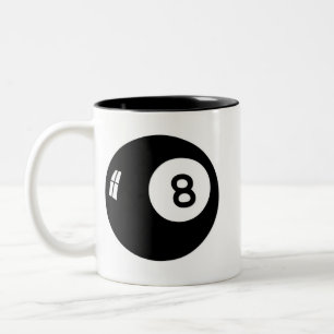 Magic 8 Ball Two-Tone Coffee Mug