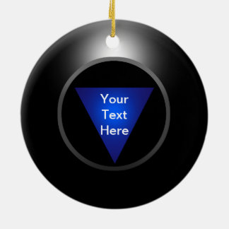 Magic 8 Ball - Your Text Ceramic Ornament