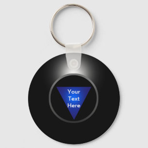 Magic 8 Ball - Your Text Key Ring