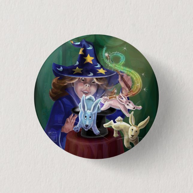 Magic Act 3 Cm Round Badge (Front)