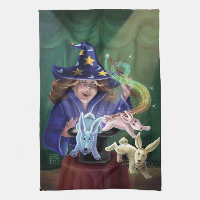 Magic Act Tea Towel (Vertical)