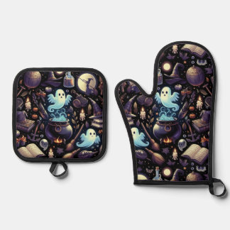 Magic and Spells Oven Mitt & Pot Holder Set