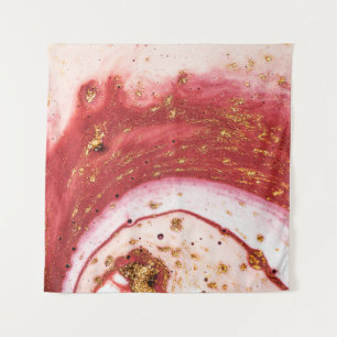 Magic artwork. Fantastic coral colors. Natural lux Tapestry