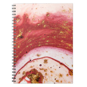 Magic artwork. Fantastic coral colours. Natural lu Notebook