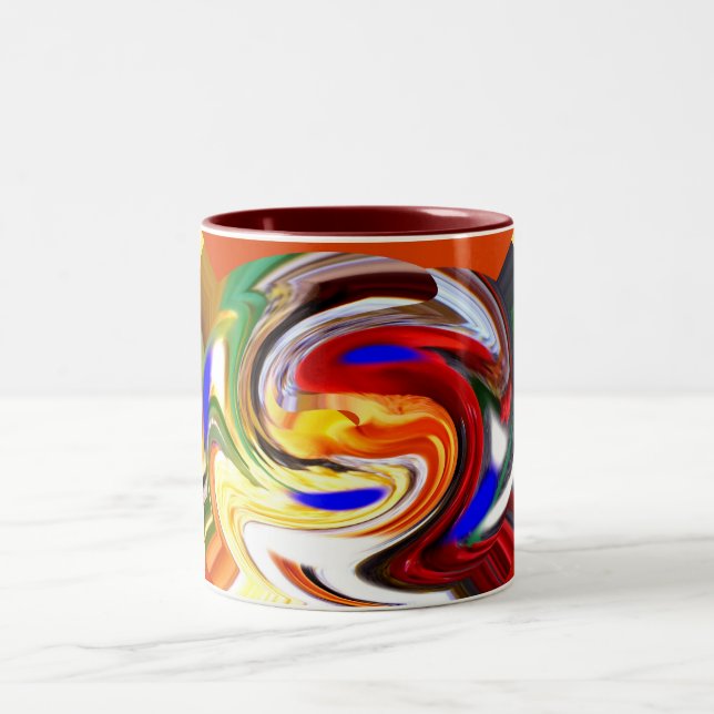 Magic Ball Two-Tone Coffee Mug (Center)