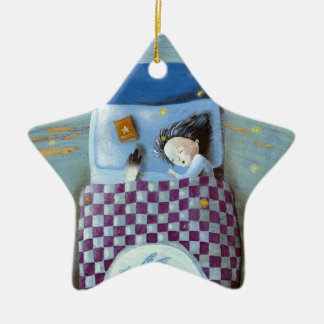 Magic Bed Ceramic Ornament