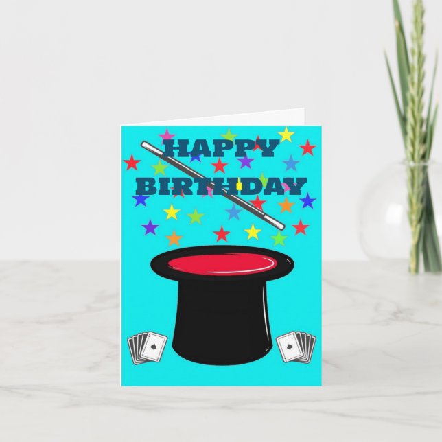Magic birthday card (Front)