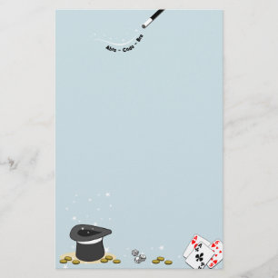 Magic Book Insert Blue Abra-Cada-Bra Stationery