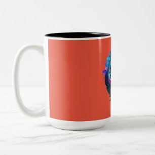 Magic book Two-Tone coffee mug