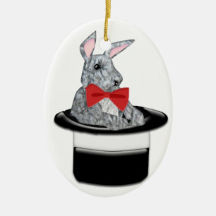 Magic Bunny Ceramic Tree Decoration