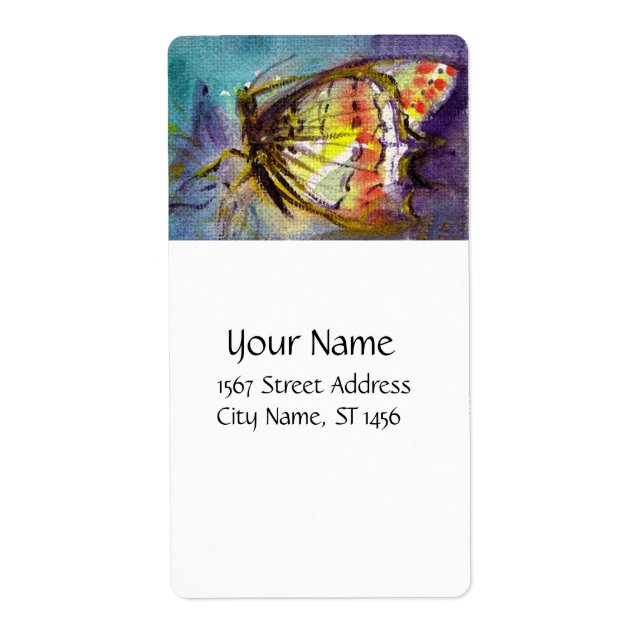 MAGIC BUTTERFLY IN BLUE White (Front)