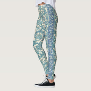 Magic Carpet Ride: Vintage Arabic Floral Pattern 2 Leggings