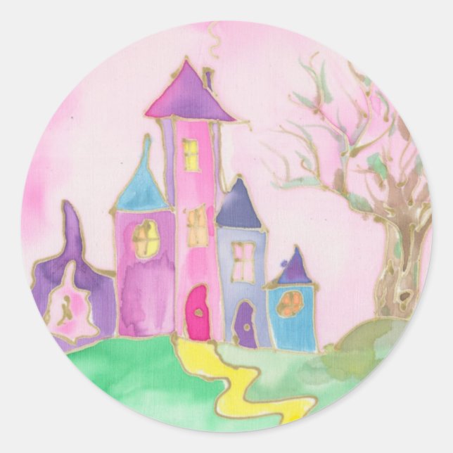 Magic Castle Classic Round Sticker (Front)