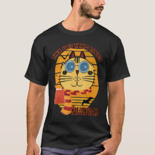Magic Cat Book  Halloween Boo Spooky Bats T-Shirt