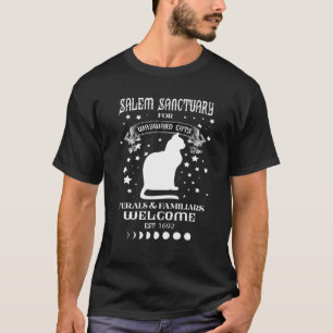 Magic Cat Sanctuary Funny Cartoon Kitten Pet Lover T-Shirt